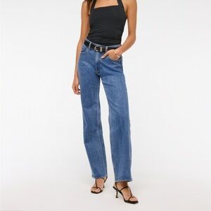 Abercrombie 90s High Rise Relaxed Blue Denim